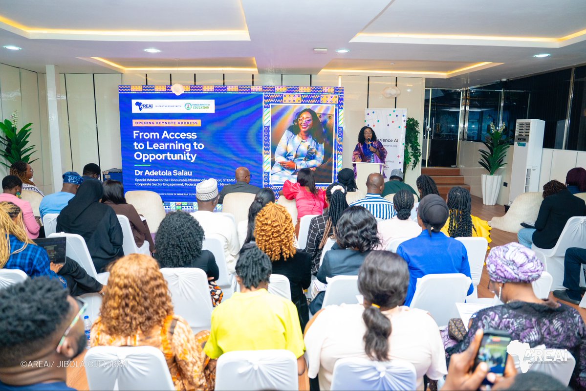 Areai4Africa's tweet photo. The future of education in Nigeria is not a distant question. It is already being shaped.
#BuildingTheFuture #FutureOfLearning #AREAi #ExperienceAI #AIForGood #RaspberryPiFoundation #LearningWithoutBarriers https://t.co/WQrrwGfBmT