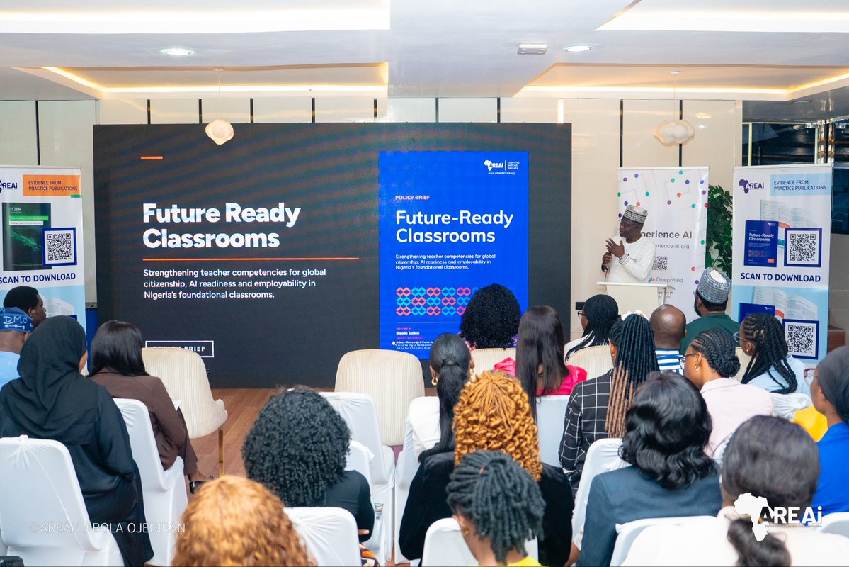 Areai4Africa's tweet photo. The future of education in Nigeria is not a distant question. It is already being shaped.
#BuildingTheFuture #FutureOfLearning #AREAi #ExperienceAI #AIForGood #RaspberryPiFoundation #LearningWithoutBarriers https://t.co/WQrrwGfBmT