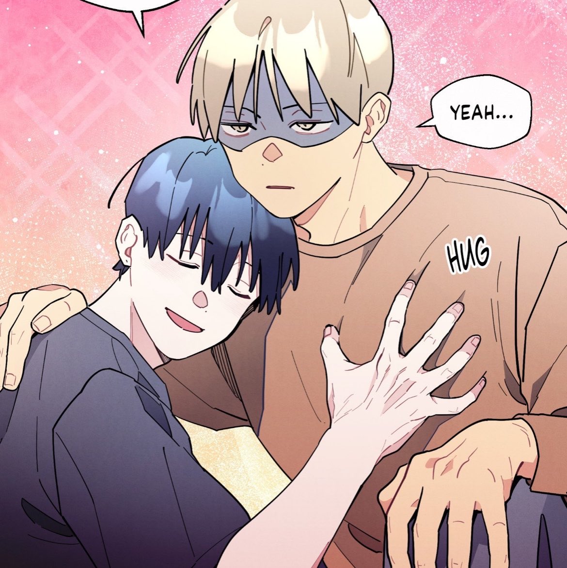 Tia___56_'s tweet photo. No wonder Uyun hugs him like this he really loves that chest 😭💙 https://t.co/BNZQRSGAba