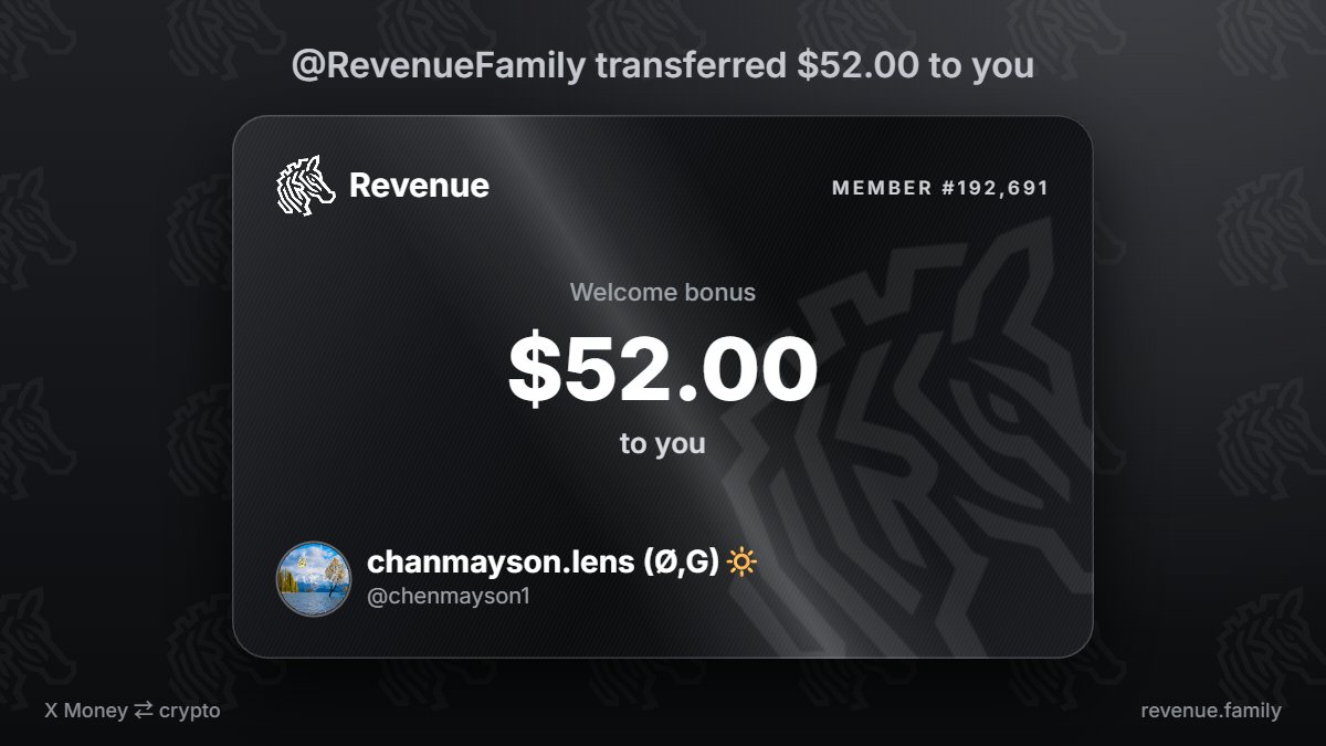chenmayson1's tweet photo. @RevenueFamily https://t.co/5OfQrkpHPc