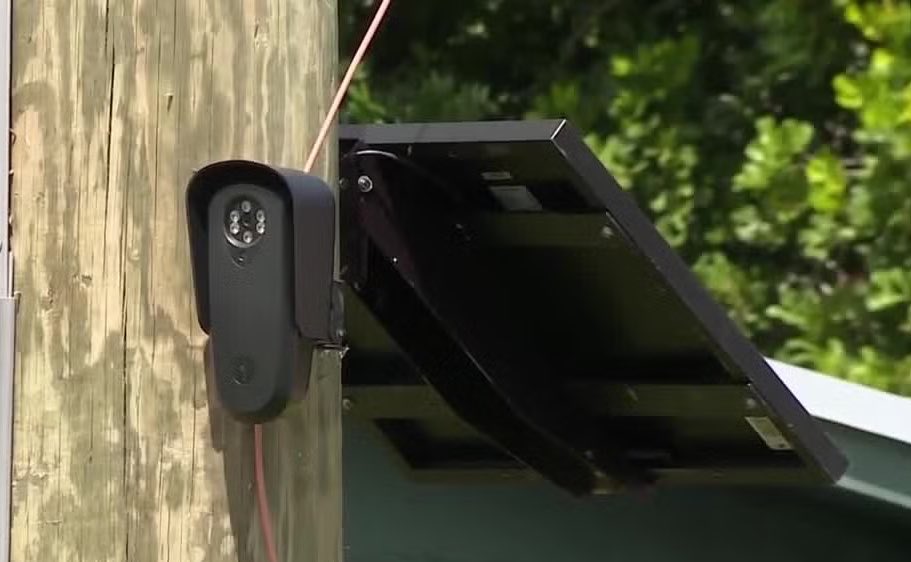 KaceeRAllen's tweet photo. St. Lucie County, Florida voted to rip Flock cameras off county roads. Then staff found at least 14 more sitting in the right-of-way with no permit and no owner on file.

Nobody has claimed them. Officials can’t say who installed them or who’s been reading the plate data. Residents are unnerved.

Cameras nobody authorized, tracking every car that passes, and the county can’t even tell you who’s watching.