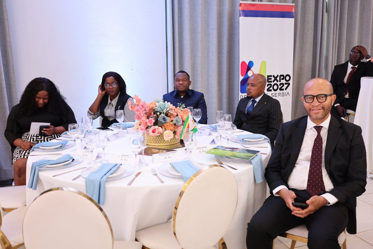MoFA_ZW's tweet photo. This afternoon in Harare, the Minister of Foreign Affairs and International Trade, Hon. Prof. dr. Amon Murwira is serving as the Guest of Honour at the launch of the Expo 2027 Belgrade, Serbia campaign at the Golden Conifer Conferencing Centre. 

The event is set to advance the Second Republic’s definitive economic diplomacy agenda, transforming the "Zimbabwe is Open for Business" doctrine into actionable global partnerships ahead of next year's international showcase. 

By securing a prominent stage in Belgrade, Zimbabwe is strategically positioned to attract high-value foreign direct investment into its booming agriculture, mining, and renewable energy sectors under the NDS2 framework, while expanding its diplomatic and trade footprints into Eastern Europe and the Balkans where new missions are slated to open in the near future.

The Expo will serve as a premier platform for profound global cultural exchange, allowing Zimbabwe to showcase its rich heritage, arts, and tourism potential under its Pan-African values, while reinforcing its principled international standing as a "friend to all and an enemy to none.