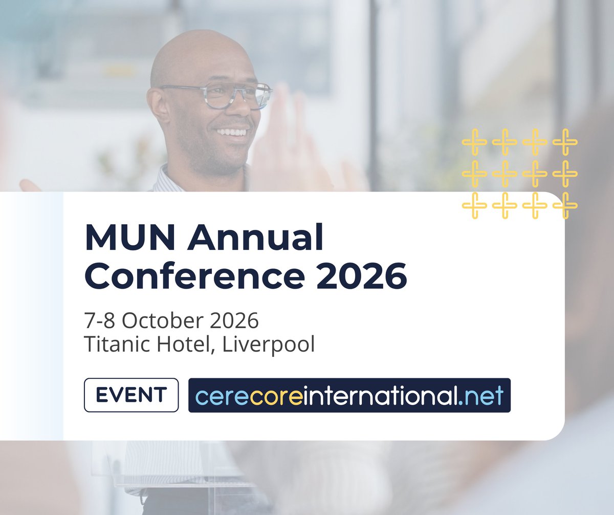 CereCore's tweet photo. #CereCoreInternational is excited for #MUN2026, 7–8 October, in Liverpool. Daniel Eyre &amp; Phil Sinclair look forward to meeting with healthcare leaders &amp; #MEDITECH users to collaborate on approaches driving care.

If you are attending, let's connect! https://t.co/o286BovBqC https://t.co/RNkeCGsBvj