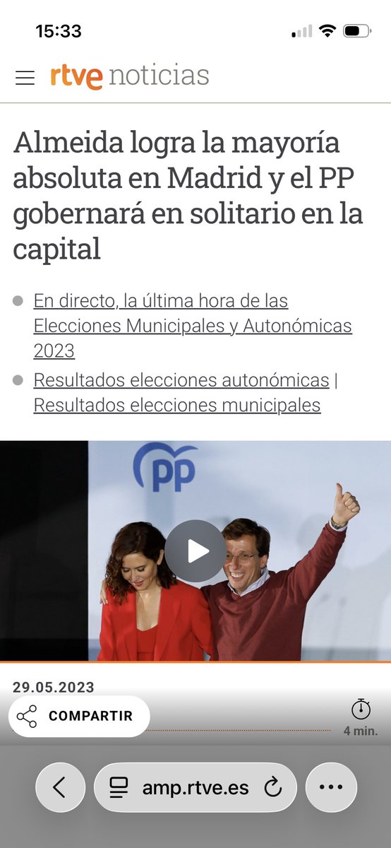 LaLocaDel85's tweet photo. @RosaVillacastin @Almeida Almeida obtuvo mayoría absoluta. Mientras que el PSOE no fue ni el partido más votado, y aquí estamos https://t.co/dNwtuhGhdZ