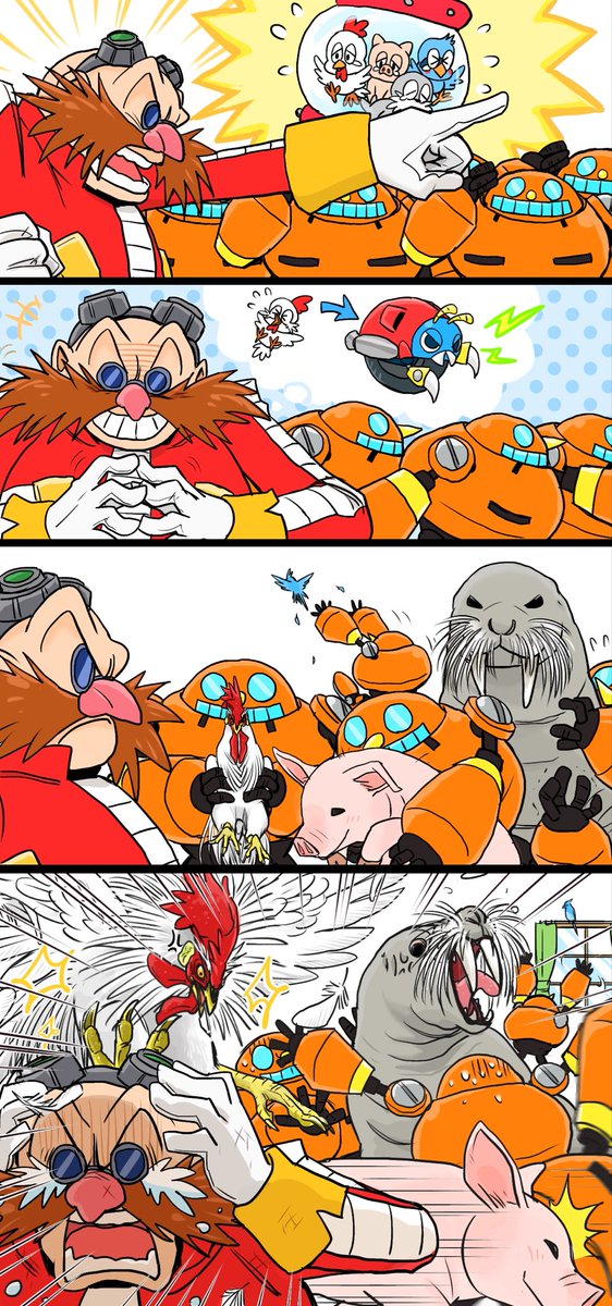 yotsumeddd's tweet photo. 🐔🐷🦭🐦 https://t.co/eSI9dEzLhJ