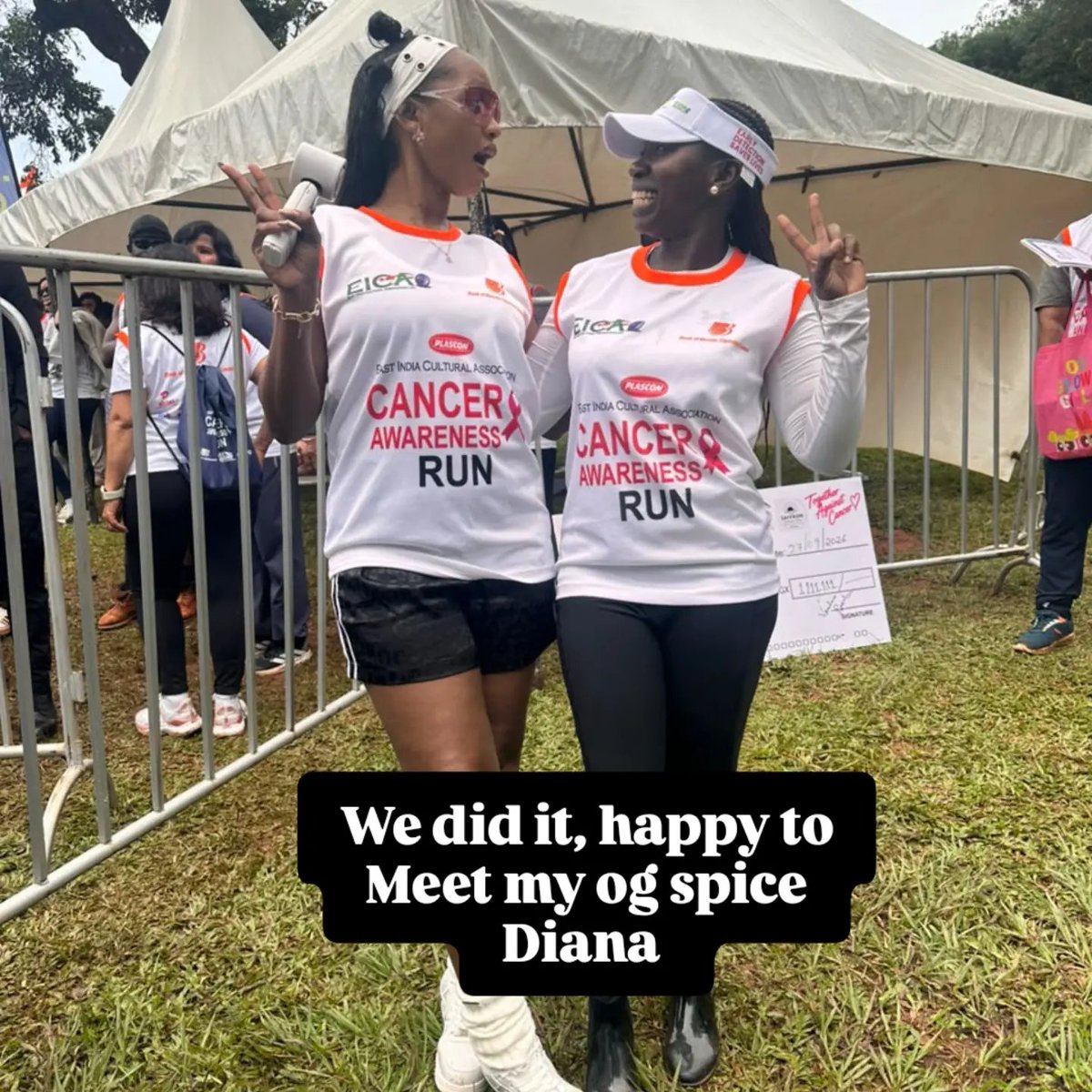 Preciousgl28392's tweet photo. We did it @SpiceDianaUg
#uganda
#cancer
#kampala
#kololo https://t.co/Na9Yg7VWJi