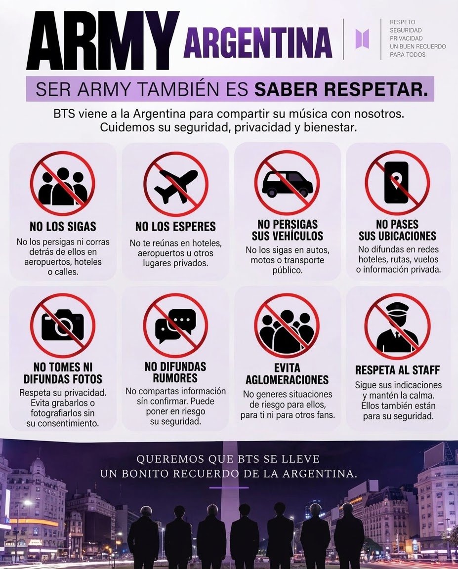 VequiHolmes's tweet photo. Viendo lo que está pasando con los medios y ciertos personas que parecen no entender la importancia de la seguridad de los tannies en otros países, es bueno hacer campaña por adelantado para Argentina, que conocemos bien de lo que son capaces, like y RT de todas las Argmys! https://t.co/QKQpCMmqrh