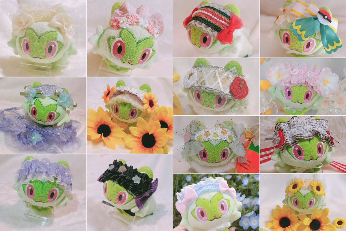 oyasai_pkmn's tweet photo. 今までみゅみゅたんに作ってきたヘッドドレス達🎶🎀
おでかけする場所や季節に合わせて色々作ってきたよ～💖
これからもおめかししてたくさんおでかけしようね🎶

#みゅみゅたんおめかし https://t.co/3kRywWDtW0