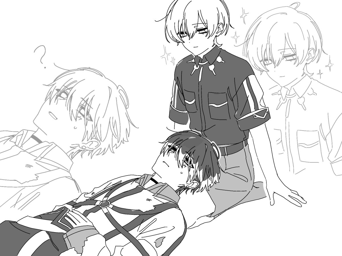 matsutake223's tweet photo. 友達が膝枕描いてと言った
 #0009_m https://t.co/1t7qU4zkmn