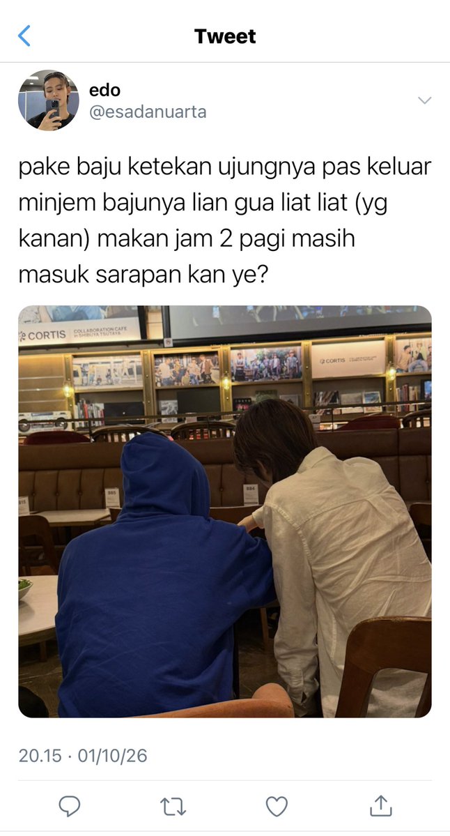 syadeeran's tweet photo. gio udah berantem, seminggu kemudian masih luluh aja ke rasya, dodol emang https://t.co/y3tF5Z0Ihh