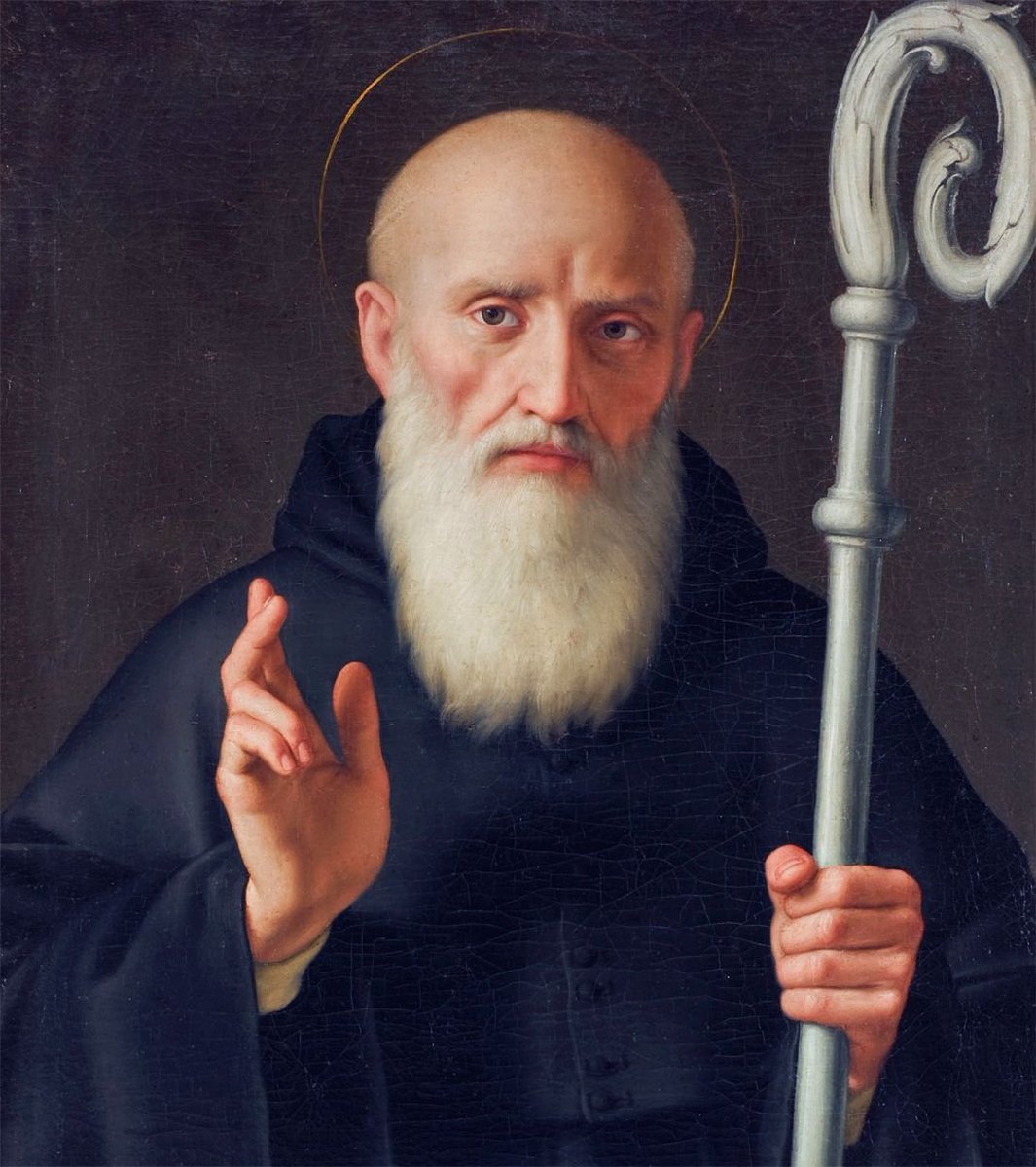 trad_west_'s tweet photo. You should wear a St. Benedict Medal. Why?  Because it’s one of the Church’s most powerful sacramentals.

But most people have no idea where it comes from or what it really says.

This is the story of the Saint Benedict Medal (1/3) https://t.co/ofHg01ylnj