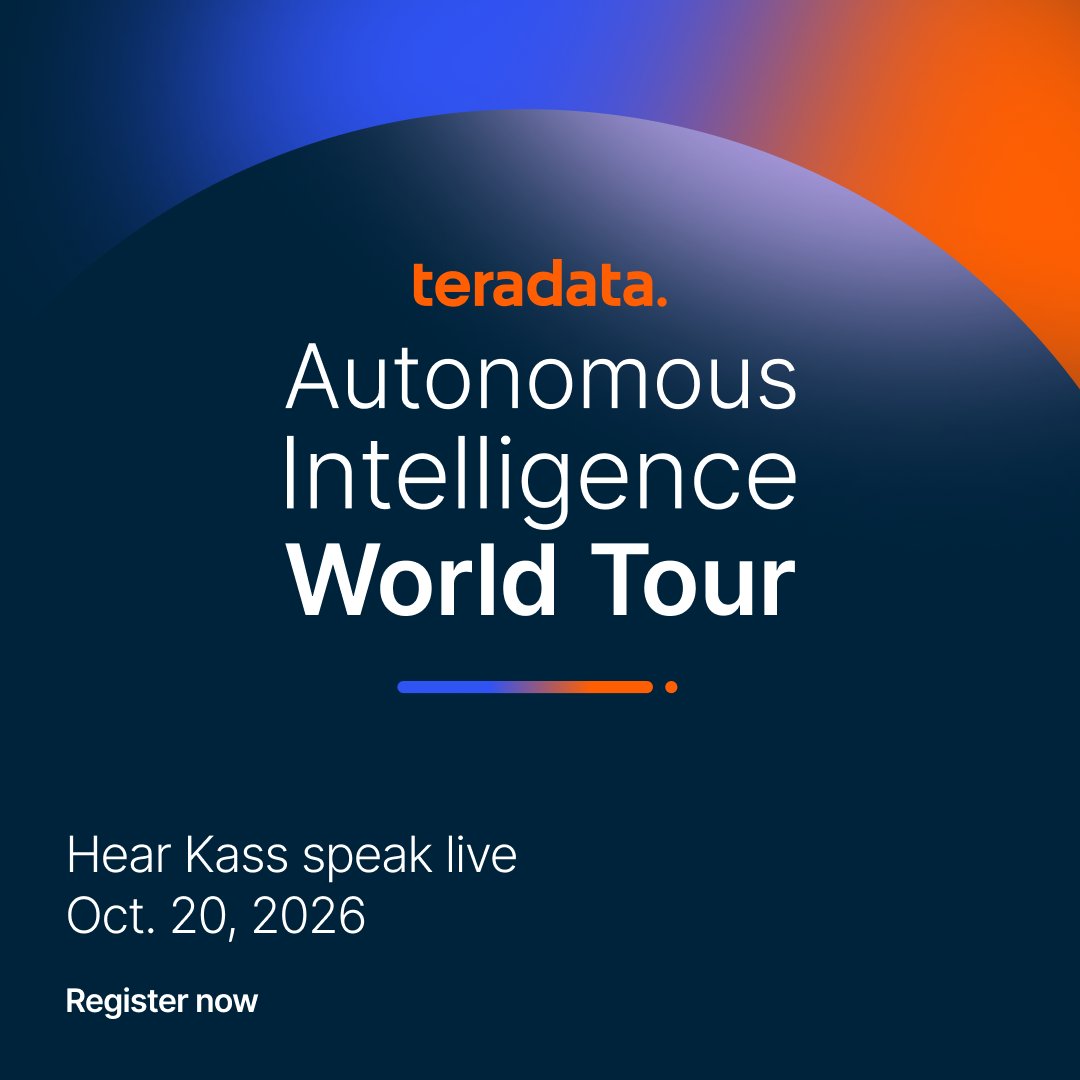 Teradata's tweet photo. AI can uncover insights. The challenge is acting on them.

Join Zack Kass, former OpenAI GTM leader and author of The Next RenAIssance, at #Teradata #WorldTour London on Oct. 20 for a conversation on turning AI ambition into measurable business value. https://t.co/ac4ca7RfuG https://t.co/zzfWxMORtc