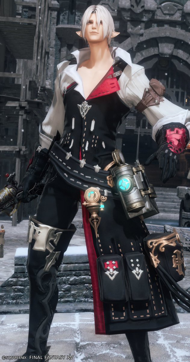 FF14Jam6's tweet photo. 機工が60になりまして、リムサでお姉さんにナンパされて踊り子も出来るようになりました！
ワーィ🎉
しかしこの髪型ほんと頑張らないと顔見えないな(笑) https://t.co/VhUnn0K4Gw