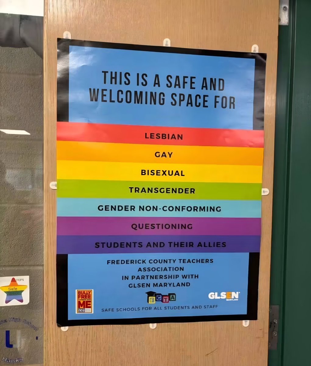 1776ProjectPac's tweet photo. 🚨 Frederick County is a major school board battleground.

Our 4 endorsed candidates, Heather Fletcher, Shelley Potter, Geoff Seidel &amp; Tyler Walker, are calling out the teachers union after a union-branded poster surfaced in classrooms.

Parents deserve answers! https://t.co/56wqCvKIbx