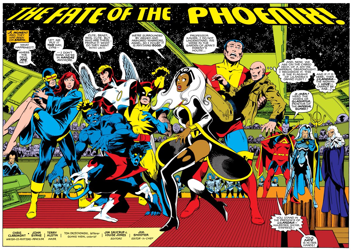 ClassicXMen's tweet photo. Uncanny X-Men #137 splash page by John Byrne and Terry Austin! https://t.co/kTM4An3EtW