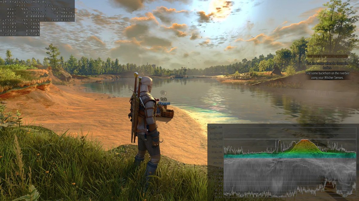zerothzr's tweet photo. PELO AMOR DE DEUS! Olha a diferença do HDR do The Witcher 3 sem RenoDX e com RenoDX. https://t.co/ZgrzEY4znI