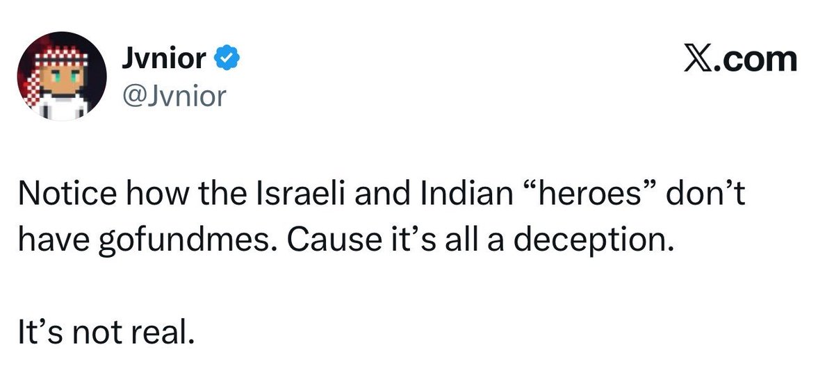 NewSamawal's tweet photo. Considering a GoFundMe to be a certificate of authenticity must be the most Palestinian thing ever. https://t.co/2NvW4Zte6W