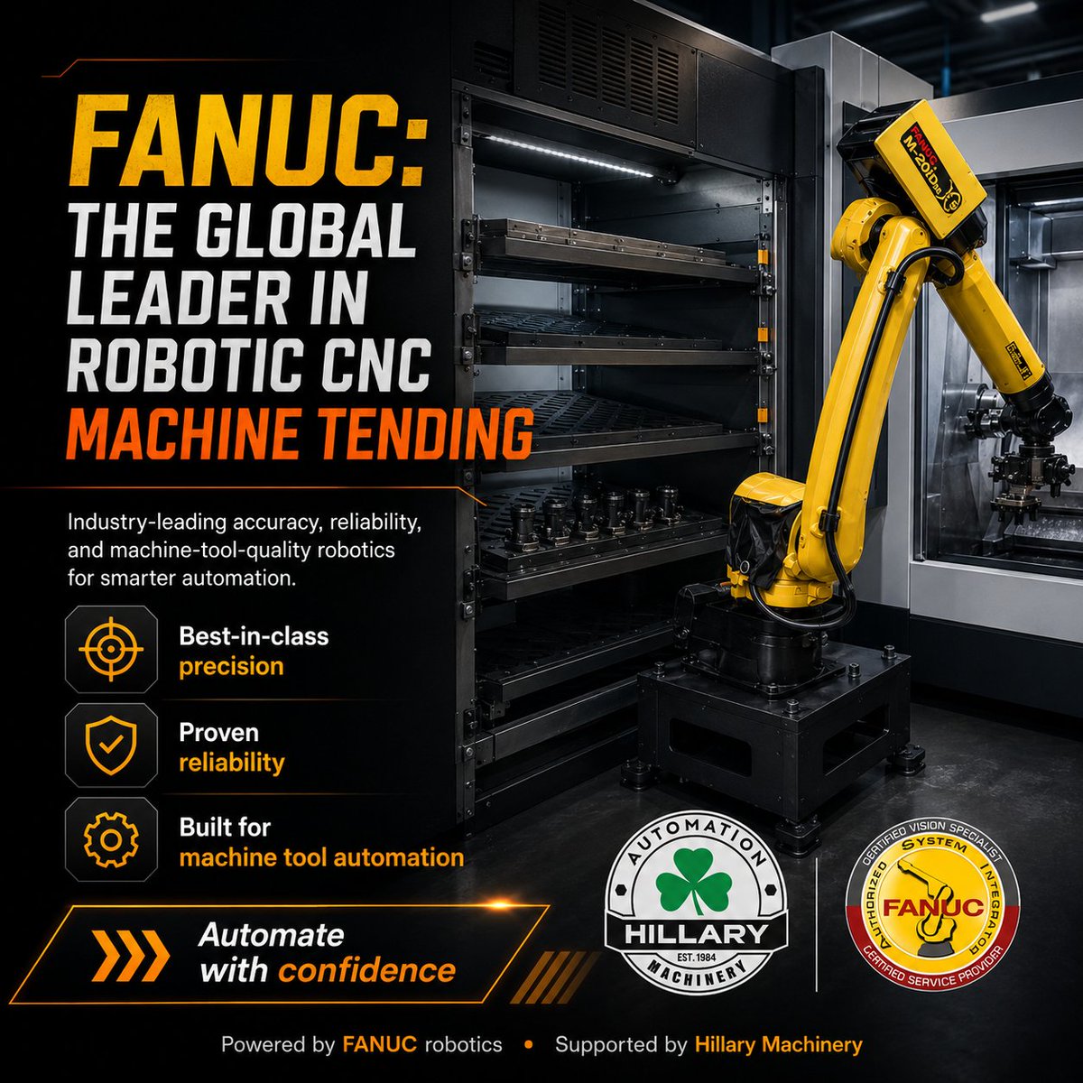 HillaryMach's tweet photo. Don't trust your CNC automation investment to anyone but Fanuc Robotics. With unmatched CNC experience and expertise, Fanuc is the leader you can rely on for precision and innovation in automation. Elevate your manufacturing game today! π‘π€ #FanucRobotics #CNC #Automation #ManufacturingExcellence