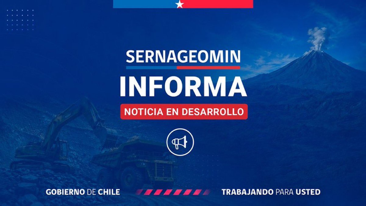sernageomincl's tweet photo. Sernageomin lamenta informar un accidente fatal ocurrido durante esta jornada en la mina Radomiro Tomic de Codelco Chile, región de Antofagasta. 
Un equipo de nuestra Dirección Regional se dirige al lugar para iniciar la investigación correspondiente. https://t.co/I3vYZl3HA5