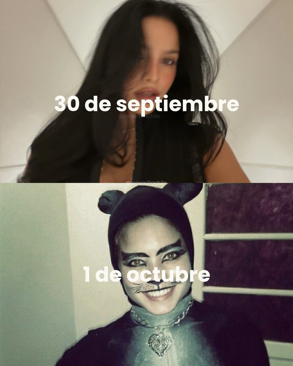fcoemiliachile's tweet photo. mood de octubre con @emimernes_ 😁 https://t.co/ouwsmNdnBf