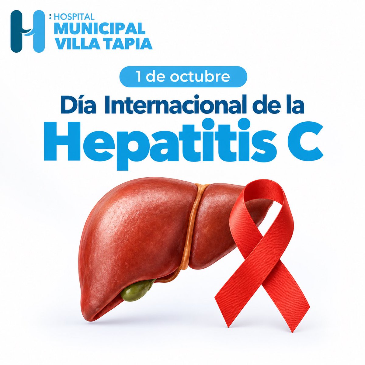 hspmvt's tweet photo. 💙 Día Internacional de la Hepatitis C | 1 de octubre

En el Día Internacional de la Hepatitis C, hacemos un llamado a la prevención, la detección temprana y el cuidado de la salud. https://t.co/9QvEZINjRT