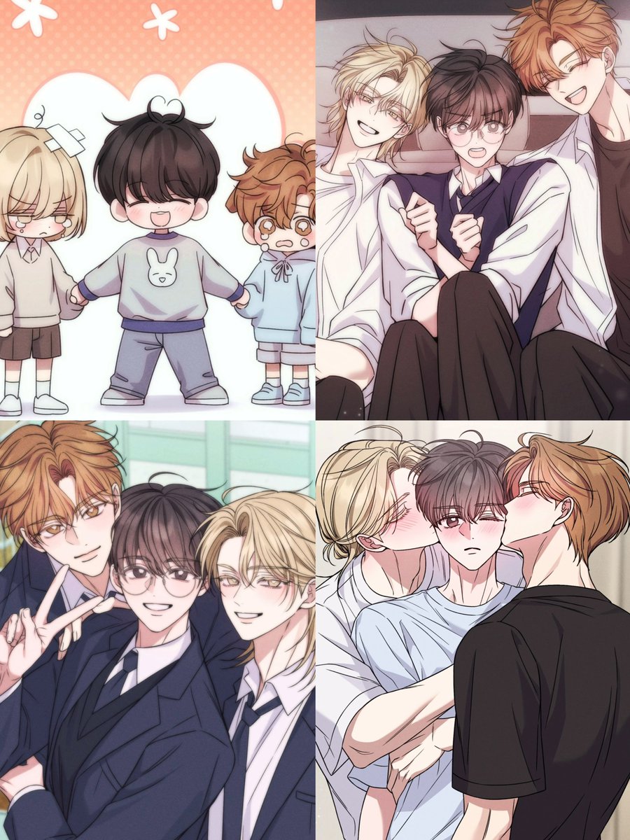 fridayxfourth's tweet photo. อยู่ด้วยกันสามคนมาตั้งแต่ตัวเท่าเมี่ยง จะให้เลือกคนใดคนหนึ่งได้ยังไงละเนาะ ก็คบสามไปเรยสิคะ มีผัวสองคน เคะเริ่ด ๆ เขาทำกัน https://t.co/sCj0NSNV62