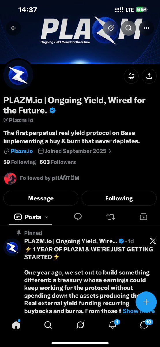 kcdahussla's tweet photo. #PLAZMContest @Plazm_io
Happy 1 Year Anniversary to PLAZM! ⚡
What initially brought me into the ecosystem was searching for a reliable, seamless yield platform in Web3. But what kept me here over the past 12 months is the team's relentless drive to build, keep the product top-tier, and genuinely put the community first.
Excited to see where year two takes us! 🚀
Check this out: @MySpenda @KorteDH
