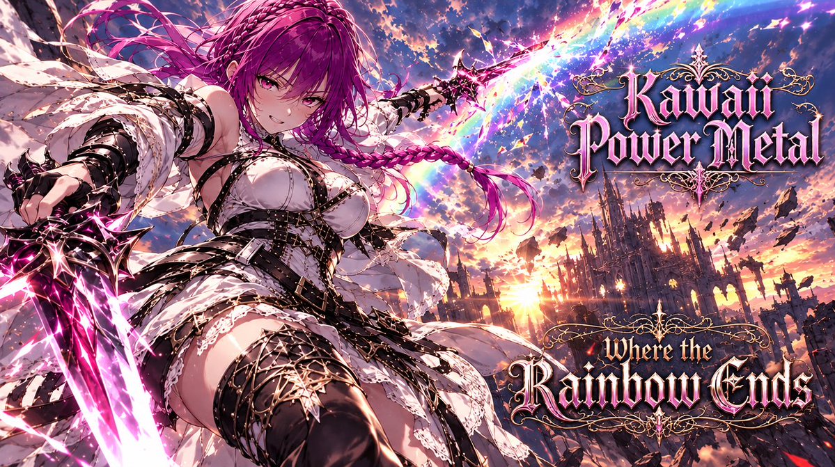 aimetalcreator's tweet photo. next song

kawaii power metal

where the rainbow ends https://t.co/Xn5dkoSZRC
