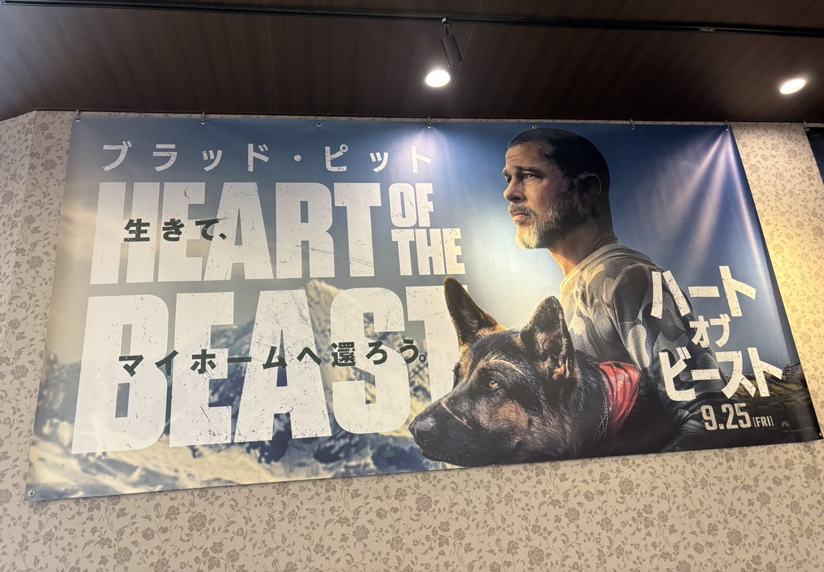 0haru333's tweet photo. 昨日映画🎬
「ハートオブビースト」
観てきたんだけど...もう嗚咽でるくらい
涙止まらん最高の愛深い映画でした。
観てよかった。👏
#ハートオブビースト
#映画鑑賞　
#映画 https://t.co/CYtNRSHAxs