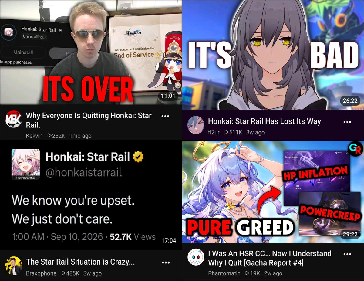 PrvtXdd's tweet photo. NO NO NO What Happened to HSR boycott? Didn't "Everyone" quit? 
Why did they make even more money? 

#makesnosense https://t.co/jiV19objwL