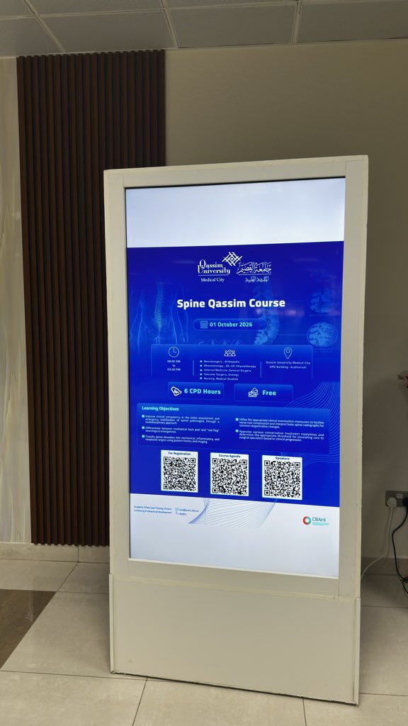 sulaimanmshg's tweet photo. من احلى الكورسات اللي تشرفت بتنظيمها مع الدكتور @ELThursday 
Qassim Spine Course 1st edition
كانت من الكورسات المثريه والجميله وفتحت باب المشاركه لكل من الاستشاريين و الطلاب والطالبات

الحمدلله على التمام ♥️🙏 

#جامعة_القصيم #Spine #neurosurgery #orthopedic https://t.co/WVyCE37evC