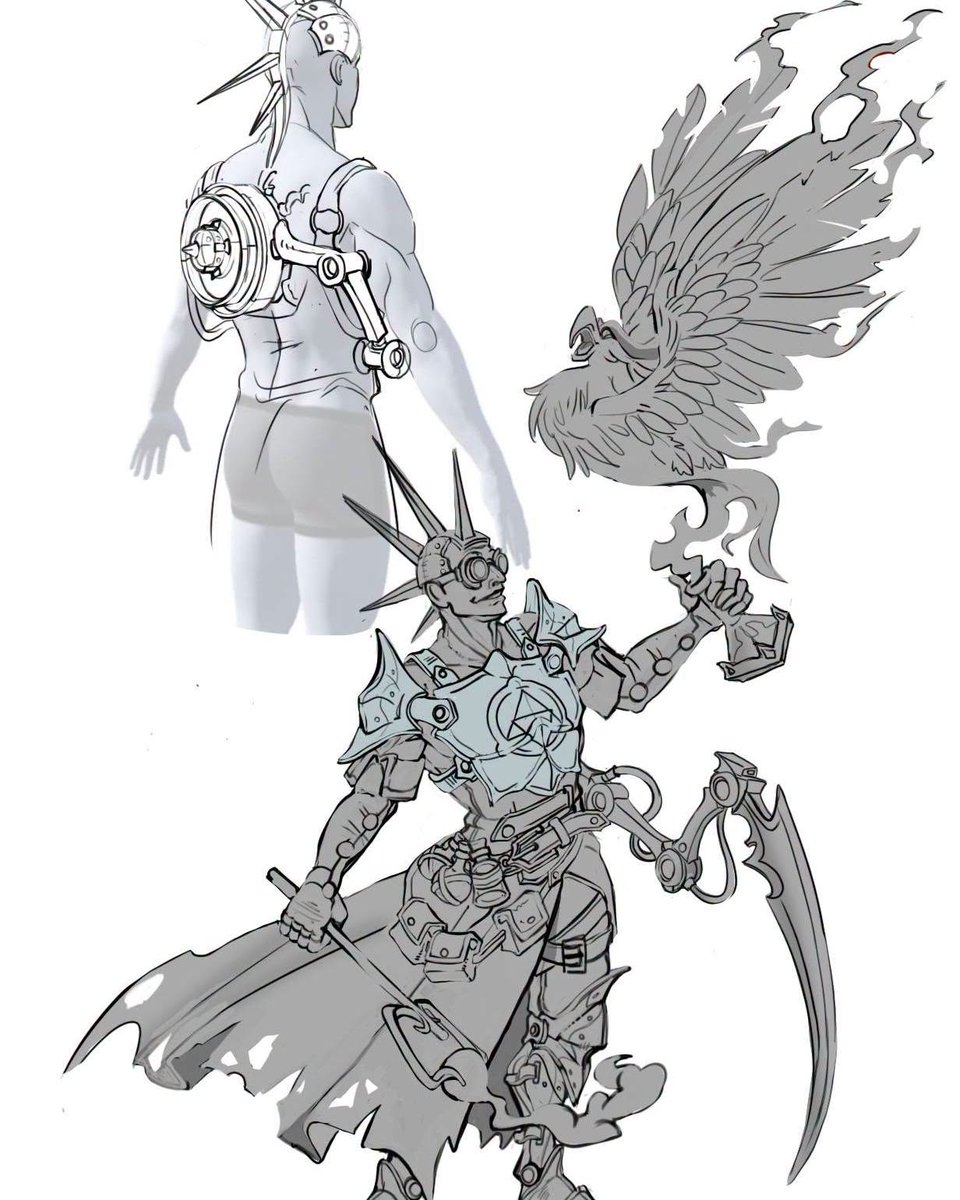 LegendsofSignum's tweet photo. Namar Keth, Grand Transmutator proclaims:
I will unravel the secret of rebirth and seal it in test tubes. The first flash reduces all to ashes, but the second begins the most astonishing transformation.
#LegendsOfsignum #conceptart #characterdesign #alchemyst #signumgames https://t.co/t2UySUUhzG