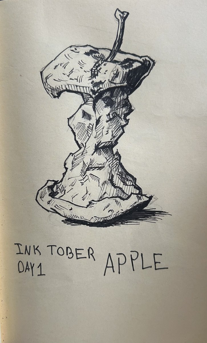 Cyon_Altea's tweet photo. Inktober 2026 day 1 Apple. My hand writing is awful
#inktober #inktober2026 #inktober2026apple https://t.co/ZuZ2Xd0hVL