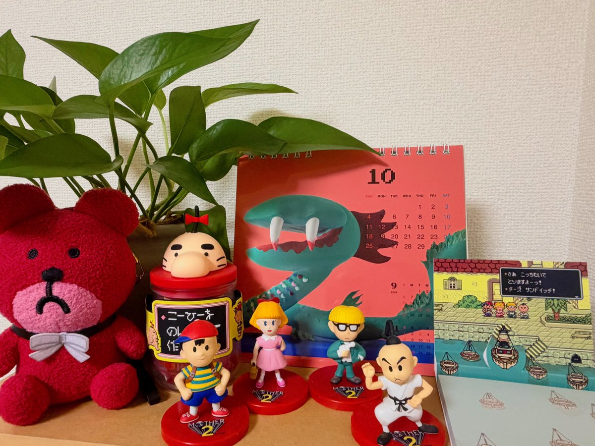 BAO_to_BAO's tweet photo. 10月カレンダーをめくったら、なんとクラーケン！🌊
スープにしてやるー！！

#MOTHER2 https://t.co/2gdNnUedpD