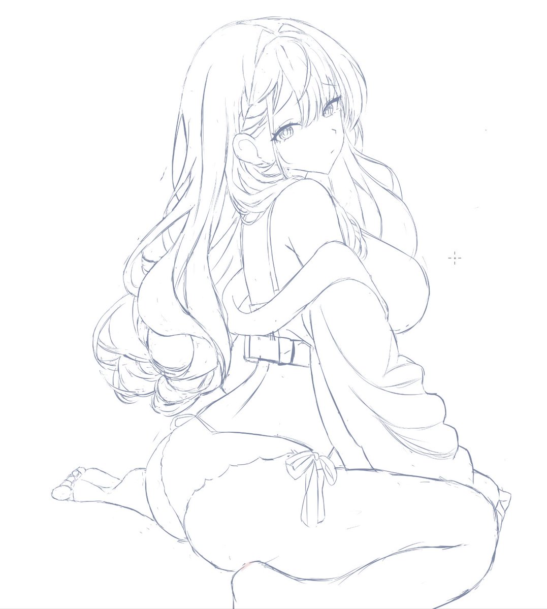 Nyaryl39's tweet photo. 9月終わりに描いたラフを綺麗に整えました。明日は金曜なので色塗りまで終わらせたい https://t.co/mnrMNohY6X