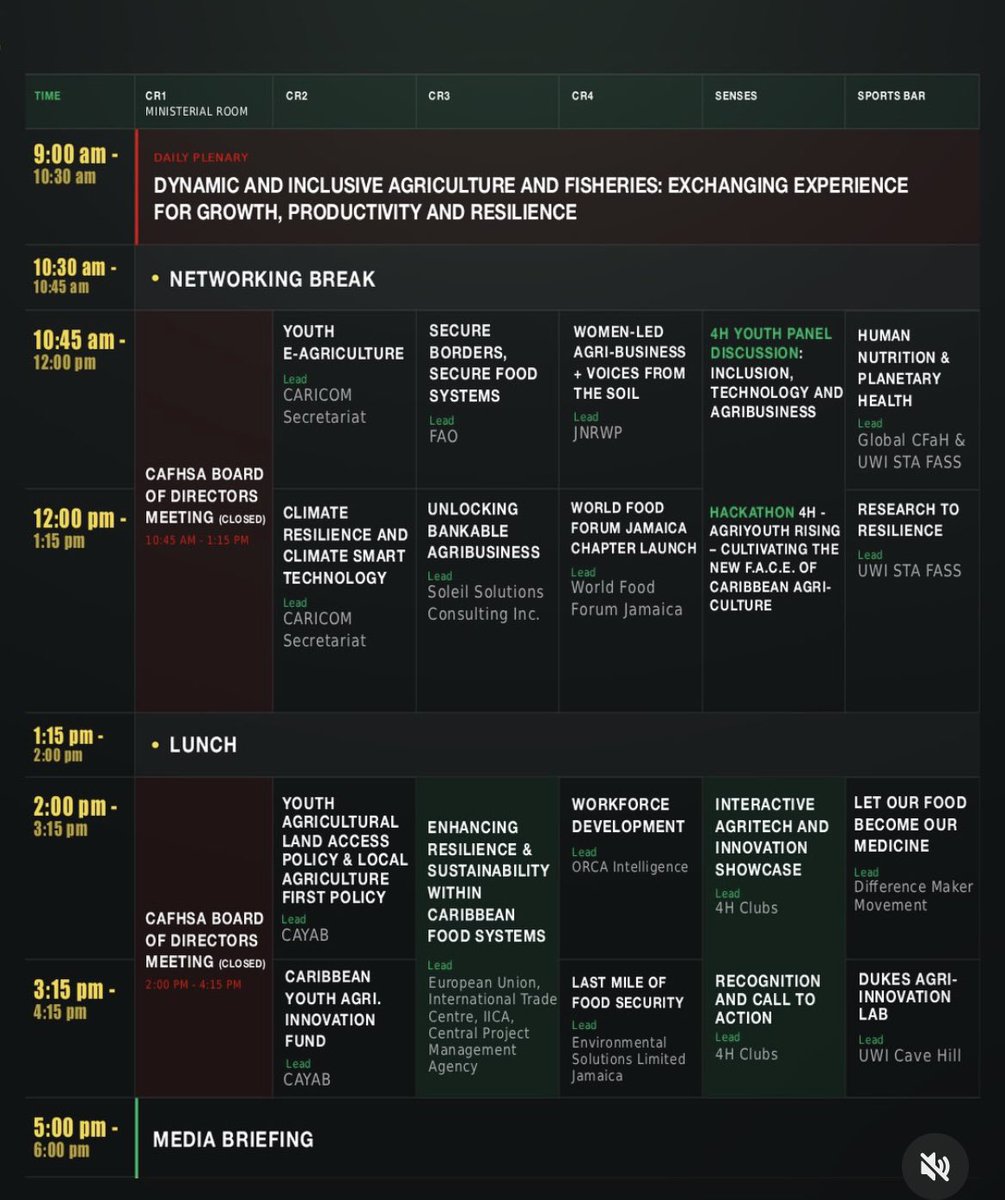 IICABAHAMAS2's tweet photo. The final 2 days of CWA are here! 🔥 Don’t miss out! Make sure you tune in and catch all the action! 👨🏽‍🌾🚜

#fyp #cwa2026jamaica #caribbeanagriculture #iica https://t.co/Bx83FmtbOU