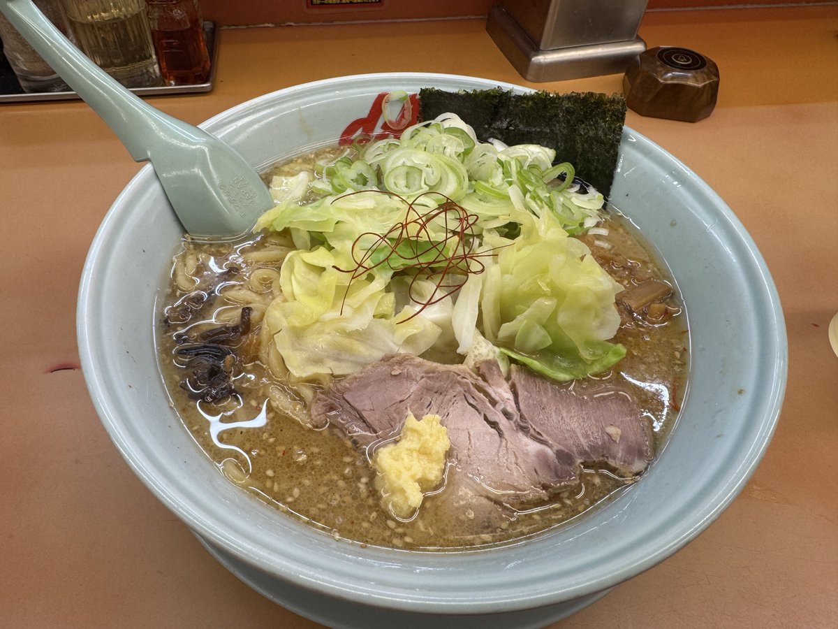 watawata596's tweet photo. 濃厚白みそ🍜

#山岡家 https://t.co/CO9W3lcyBb