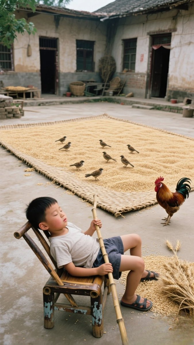 Indah19791's tweet photo. A quaint food cellar brims with窖卤的fresh ingredients—vibrant herbs and plump grains stand out, as a lively chick pecks playfully nearby, filling the space with a cozy, rustic vibe. https://t.co/TLw3XVPS5y