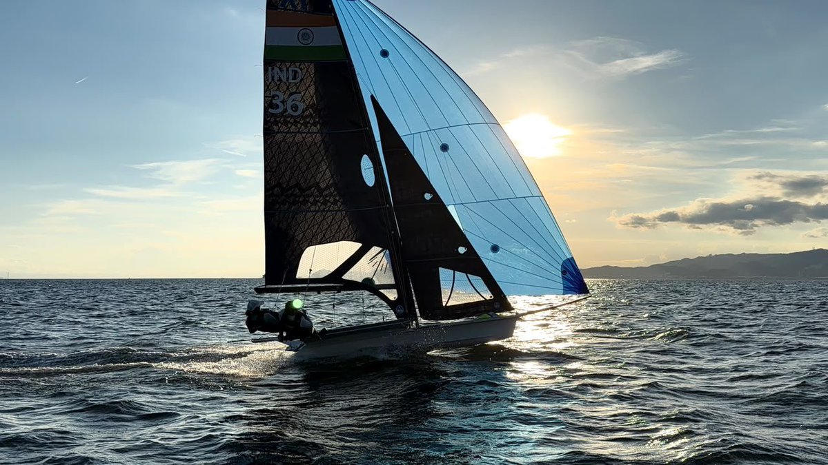 YAIUpdates's tweet photo. The team of Harshita Tomar and Shital Verma have won the bronze medal in the Women’s Skiff Sailing Event at the Asian Games 26 at Nagoya, Japan. https://t.co/vWjcnxV97L