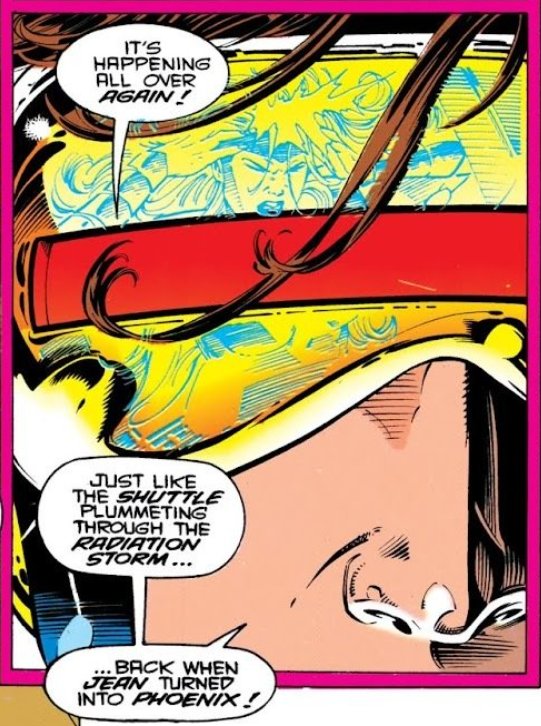 moxie329's tweet photo. Jean's reflections in Cyclops visor https://t.co/QxK47rXwmS