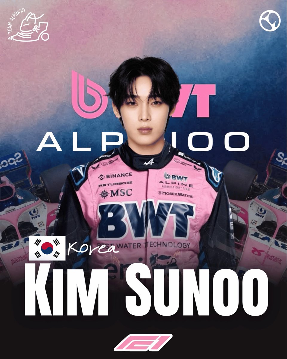 ENMamaGrandPrix's tweet photo. E1 DRIVER  #SUNOO IS READY TO RACE FOR GRAND PRIX 2026! 💗

MEDIA CREW: @zherraxoxo
#TEAMALPINOO
#EMGP2026 #ENHYPEN
#ALPINE https://t.co/tgWN3t3uyO