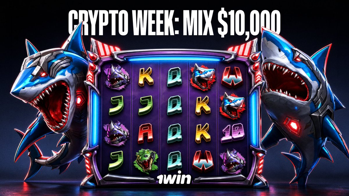 1win's tweet photo. Just Crypto Mix on 1win: a $10,000 tournament

Join and win: https://t.co/LkHl8mTAzB

P.S. 
<3 love smaller tournaments on 1win because anyone can win https://t.co/bdSPpiAPA7