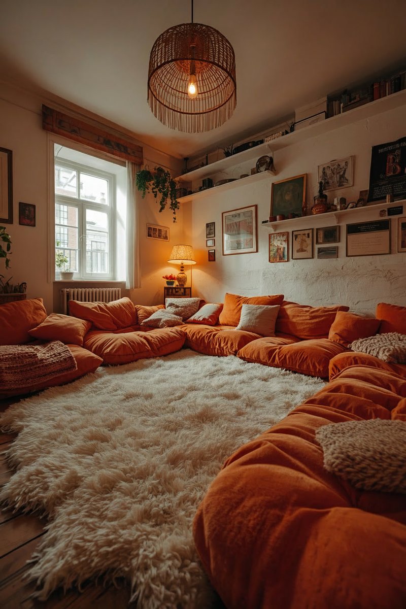 lindseyinterior's tweet photo. I cannot stop thinking about this living room setup! 🤯 https://t.co/pMQtfkLVwM