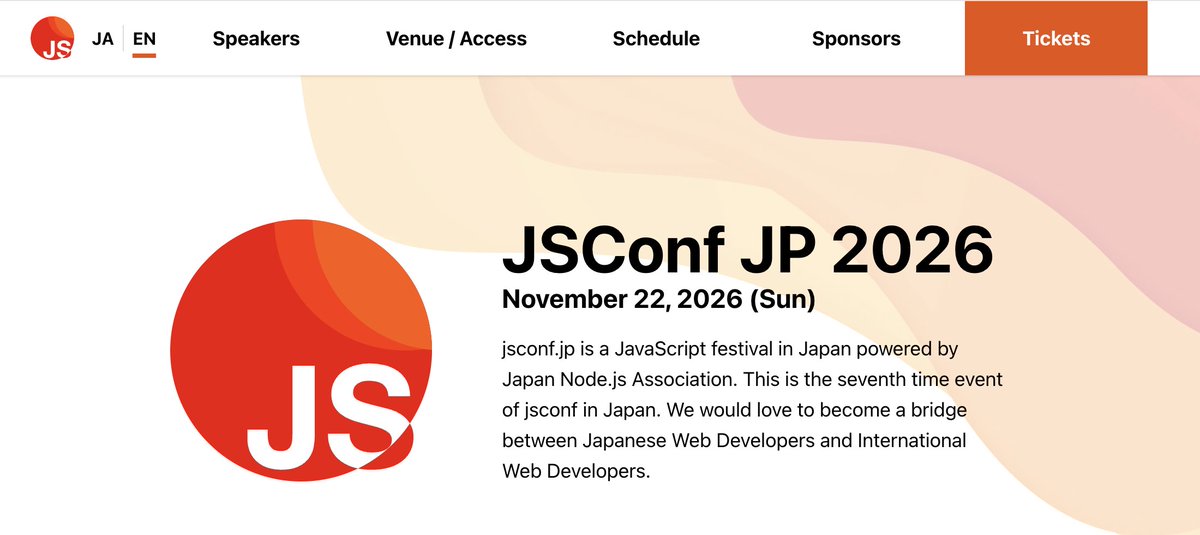 PerryFrontend's tweet photo. JSConf JPのチケット買った！ https://t.co/iIjaMwewNB