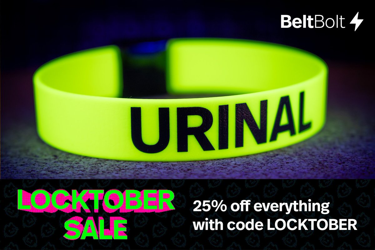 BeltBoltUK's tweet photo. Our Locktober sale is now on! Get 25% off EVERYTHING we sell, from our cuffs, our collars, our locking waist belts, our Segufix accessories - everything!

Just use code LOCKTOBER at checkout!

https://t.co/xkH2ADHYRe https://t.co/Mw7cFsC0eP