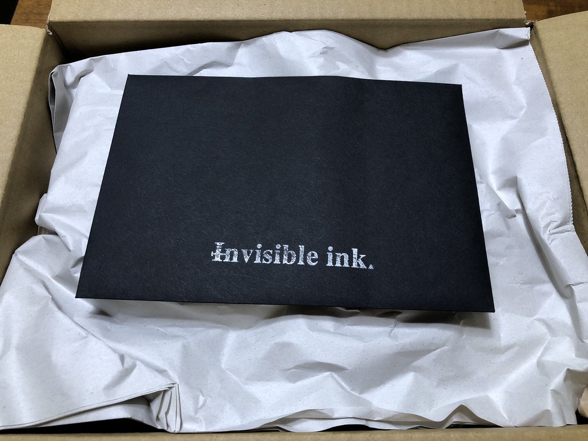 skishinichi's tweet photo. invisible ink MDF" F.MEX."
(初抽選申し込みで初当選)
#invisibleink https://t.co/yTTmDRLbKV