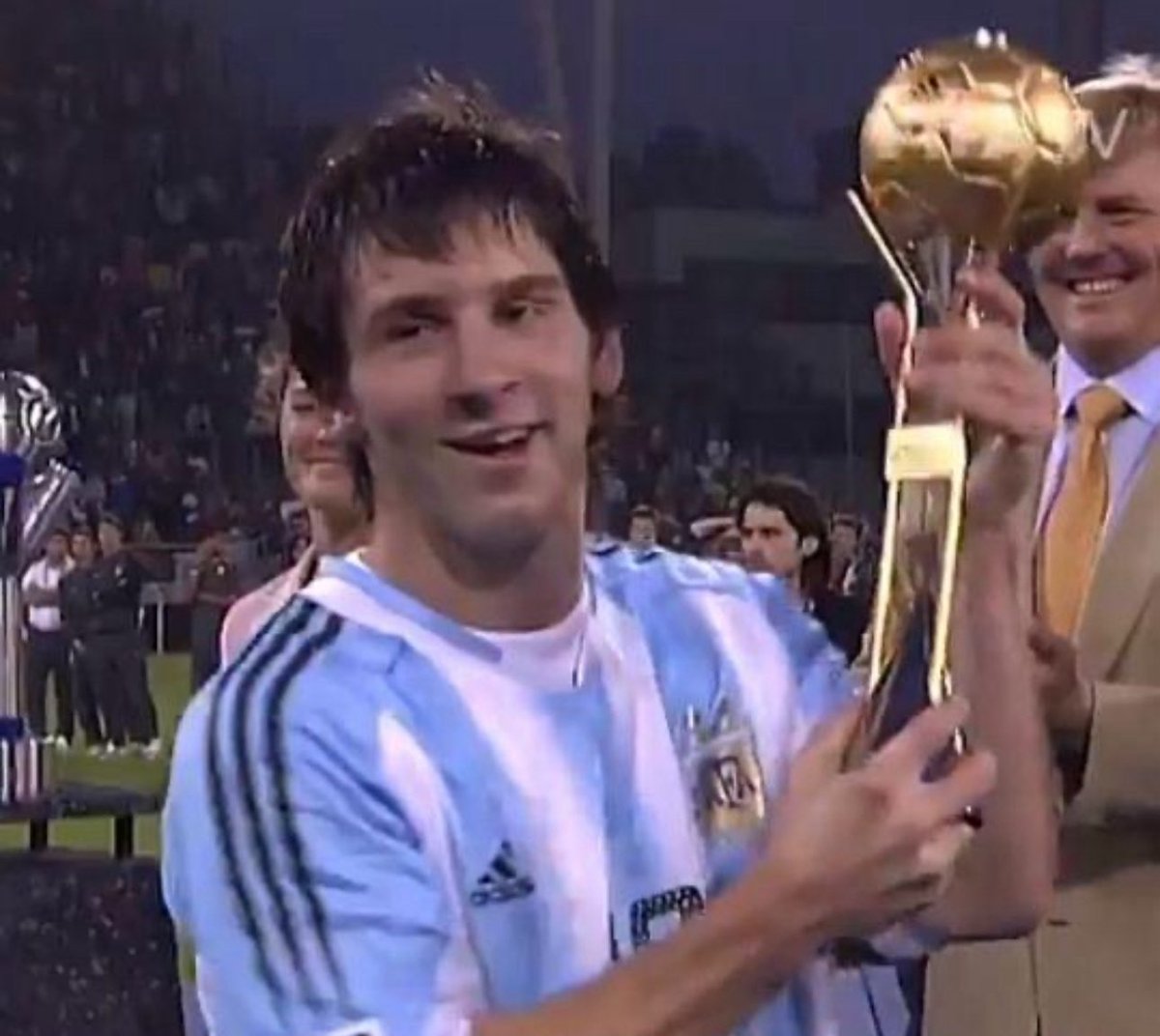 LaNRaY_SHeeRan's tweet photo. Argentina wouldn’t have won shit without Messi 
I first saw him at the 2005 U-20 World Cup. I remember crying when my bro told me he played for Barca
Bro was a miracle. He literally carried Argentina for most of his international career.
I don’t even like Messi like that, but leave agenda aside .. Argentina would have won what without him? 😂 nigga pls

🏆 2005 FIFA U-20 World Cup
🥇 2008 Olympic Gold
🏆 2021 Copa America 
🏆 2022 FIFA World Cup
🏆 2024 Copa America