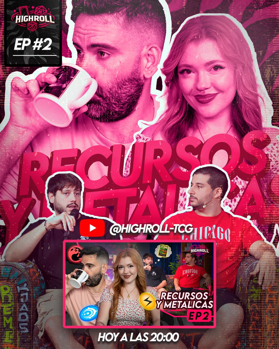 highroll_tcg's tweet photo. La espera ha sido larga y nos habéis echado de menos así que pedimos perdón por nuestra ausencia pero...ES HOY.

Programa 2 de Highroll - 20:00 https://t.co/WZMILGxHuB