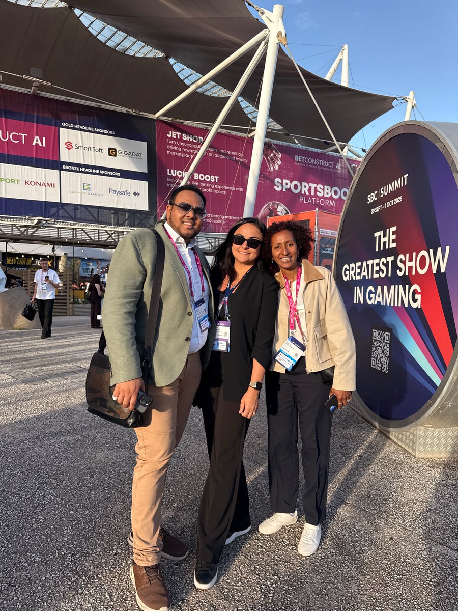IncomeAccess's tweet photo. Day 3 at #SBCLisbon!🤝
Great catching up with Sunny Yadu and Sarafina Wolde Gabriel from @Rightlander, and meeting football legends Christian Karembeu, Robert Pirès, and Claude Makélélé at the @BetoraGlobal booth.
If you're at SBC Summit, come say hi at booth E216!
#Incomeaccess https://t.co/OQXIFSPqr0