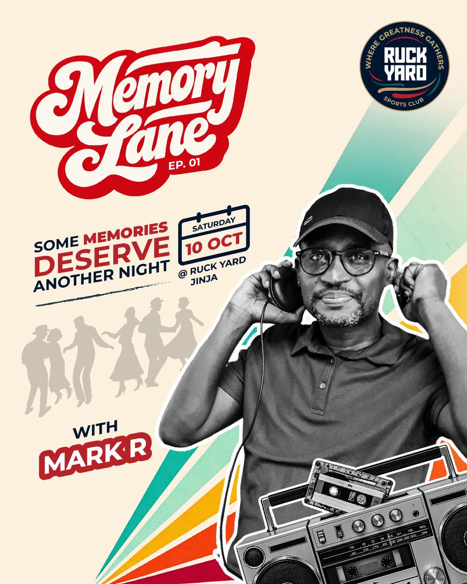 RuckYardSports's tweet photo. We’re going back. Not way back. Just back in time. 🕺🏾
We're bringing back the sounds and memories that made those nights unforgettable.
Next up in our lineup is DJ Mark R.🔥
#RyMemoryLane | #RuckYardMoments https://t.co/aCgnSsAuXk